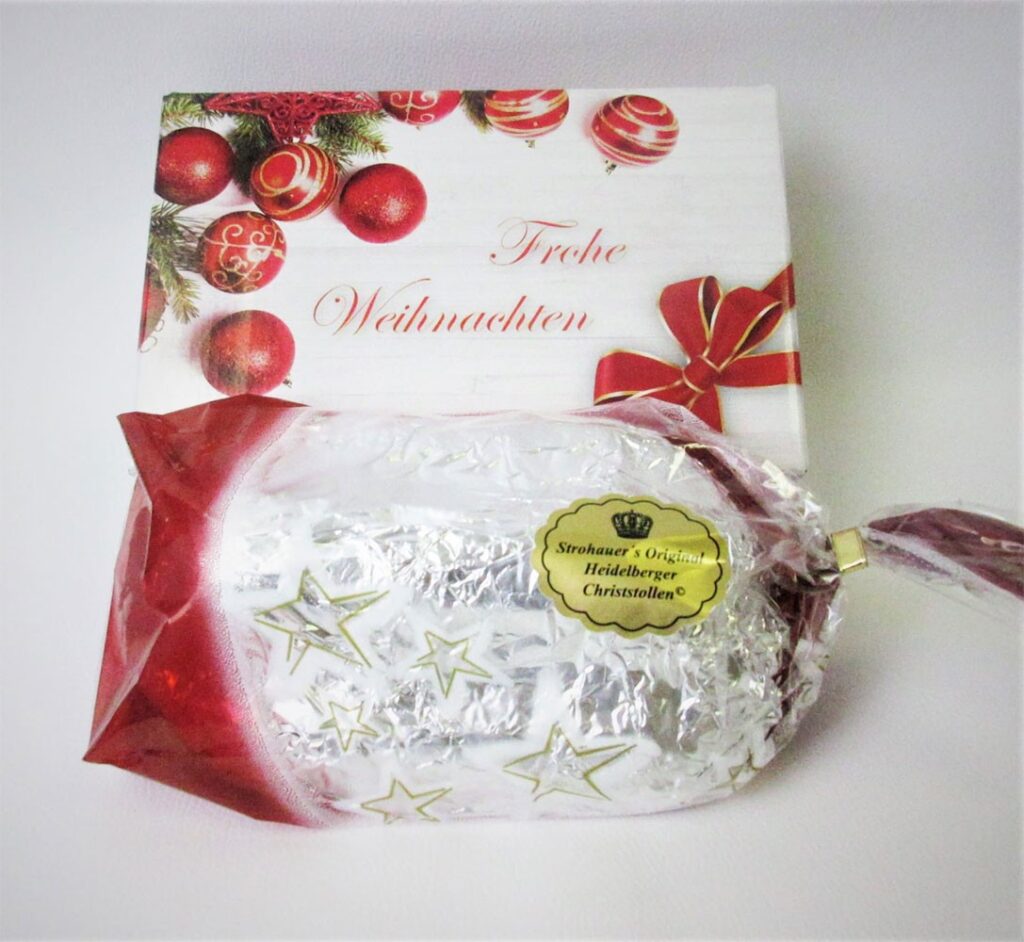 Strohauer's Original Heidelberger Christstollen© 500 g im Geschenkkarton