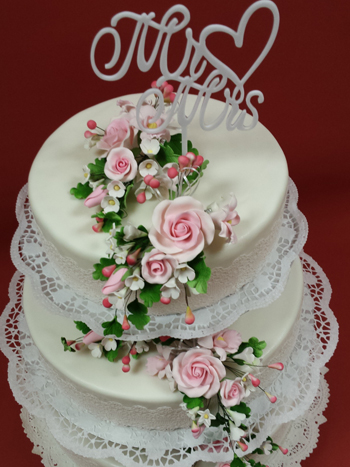 Hochzeitstorte aus Strohauer's Backstube