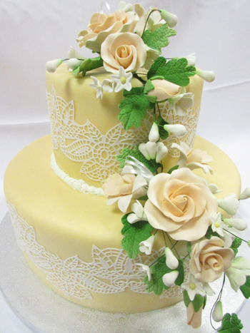 Hochzeitstorte aus Strohauer's Backstube