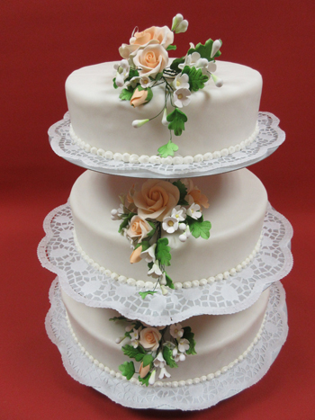 Hochzeitstorte aus Strohauer's Backstube